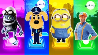 Crazy Frog - Sheriff Labrador - Minions - Blippi - Tiles Hop EDM Rush