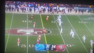 49ers Recover Lions Onside Kick