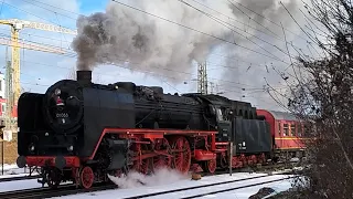 BR 52 8168 und 01 066 auf München Rundfahrt