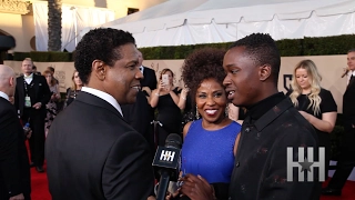 Exclusive: "Moonlight" Star Loses It After Meeting His Idol Denzel Washington