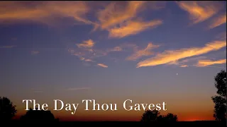 056 SDA Hymn - The Day Thou Gavest (Singing w/ Lyrics)