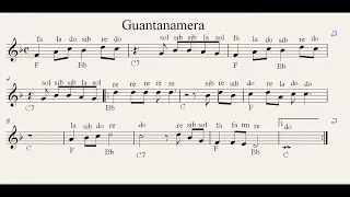 #Guantanamera  #notes