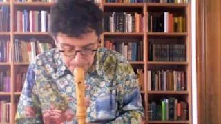 recorder lesson, Telemann, Fantasia n. 9 (3/3)