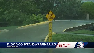 Parts of several Fort Smith streets flood during heavy rain