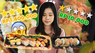 SUSHI 1.400.000 VS 10.000! RASANYA???