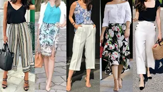 Sencillas y ELEGANTES COMBINACIONES de ropa de moda para señoras 2024