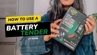 How to Use a Battery Tender on Motorcycle at Home