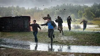 Tornadoes hit the town, forming not only fire tornadoes, but also super tornadoes#movie