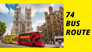 74 Bus Route Baker Street Station Putney High Street UK London Ride Tour Buses 2018 Alex Channel