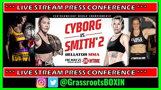 BELLATOR 259 - LIVE Press Conference | CYBORG, LEAH McCOURT, FABIAN EDWARDS, BRETT JOHNS