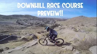 FONTANA PRO DOWNHILL MTB RACE #2 COURSE PREVIEW! | 2018 Fontana Winter Series