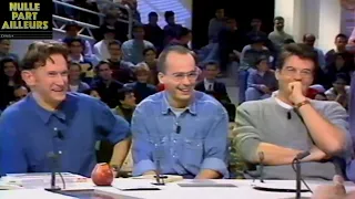 CANAL+ Nulle Part Ailleurs du 02 mars 1995 en 2 parties avec les auteurs des Guignols de l'Info