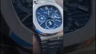 Qcmceo_P shows his patek philippe nautilus 5740.