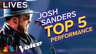 Josh Sanders Performs "Go Rest High on That Mountain" by Vince Gill | The Voice Finale | NBC