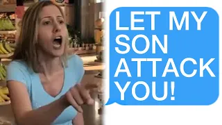 r/Entitledparents "LET MY SON ATTACK YOU!"