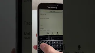 Blackberry Classic Q20 Keyboard ASMR in 2022!