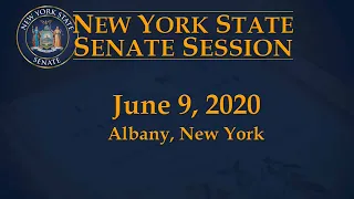 New York State Senate Session - 06/09/20