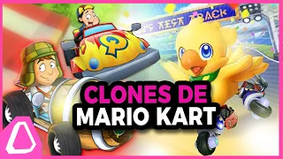 8 clones de MARIO KART. Tem até corrida do CHAVES!