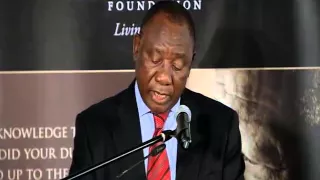 Cyril Ramaphosa delivers Nelson Mandela Tribute Video