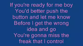 Sugababes- Push the button with lyrics