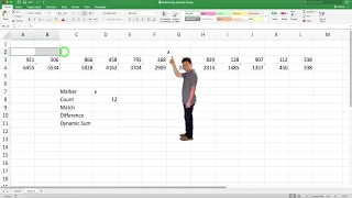 How to use SUM and OFFSET Excel functions