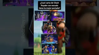 Cual carta de Clash Royale con escudo tiene la mejor portada? #shorts