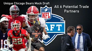 Chicago Bears Mock Draft with All 6 Potential Trade Partners