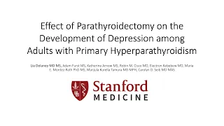 Effect of Parathyroidectomy on the Development of Depression Among Adults with Primary Hyperpara...