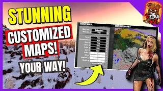 Making Beautiful Custom Maps - Random Gen Previewer 7 Days To Die - A20 ✔️