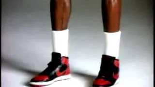 AIR JORDAN 1: Nike commercial (1985) $5000 Banned shoes!