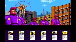 X-men arcade (1992) attract, 6 player dual screen (60 fps)