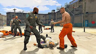 SASPA vs Prisoners | GTA 5 NPC Wars 82