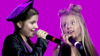 Marianna Pirumova (12 years old), Adele Starostina (9 years old). Seven nation army. 09.12.2023.