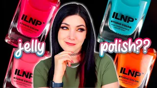 New ILNP Jelly Nail Polishes! Watercolor Collection Swatch & Review || KELLI MARISSA