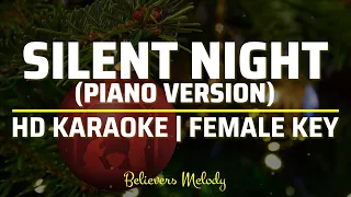 SILENT NIGHT | Karaoke - Female Key