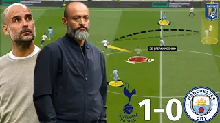 How Nuno's Tactics Dominated Pep's 4-1-5 | Tottenham vs Manchester City 1-0 | Tactical Analysis