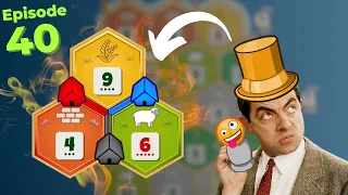 Catan Pro Plays A CRAZY Chaotic Board - "The Houdini Game"