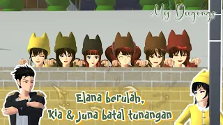 MD #28 [ELANA B3RUL4H, KIA & JUNA BATAL TUNANGAN] || DRAMA SAKURA SCHOOL SIMULATOR