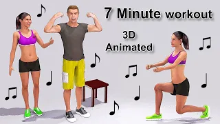 The Scientific 7 minute Workout • HIIT edm & timer