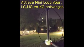 Actieve Mini Loop voor LG, MG en KG ontvangst