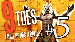 Borderlands Walkthrough pt5 - How to Beat 9 Toes (in under 8 seconds)