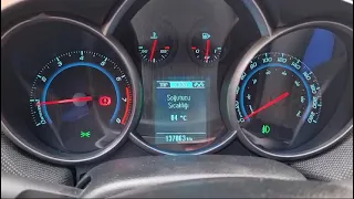 Chevrolet Cruze büyük ekranlı gösterge paneli upgrade.
