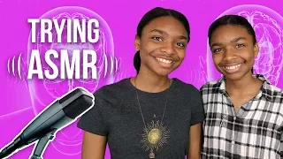 Twins Try ASMR! | Deja and Di-V