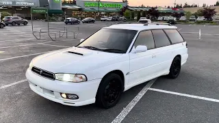 1997 Subaru Legacy GT-B TWIN TURBO EJ20R 280hp 4WD MT5 JDM RHD USA