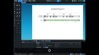 Using a stave specifically for playback and rhythmic cues in Dorico 3.5