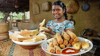 Cheese rolls 😲  Rolls made using only sausage and cheese. .village kitchen recipe