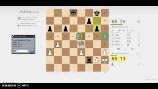 ChessBot vs StockFish level 8 Game 1