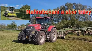 Nahrabování a sběr trávy /Case/ Claas/John Deere @kaktusagrovideos