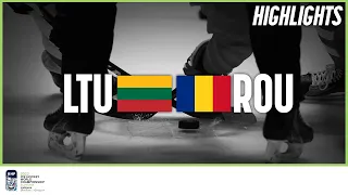 Highlights | Lithuania vs. Romania | 2022 IIHF Ice Hockey World Championship | Division I Group A