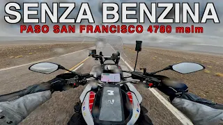 470 kilometers WITHOUT PETROL at 4780 masl - Paso San Francisco by motorbike (S2 - EP15)